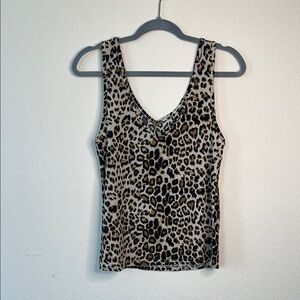 Leopard Print Sleeveless Top